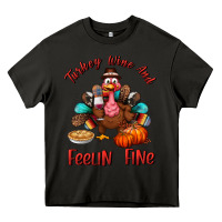 Asphalt turkey wine and feelin fine Heavy Core Tee - BundleAndBundleShop