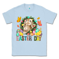Dusty Blue Easter Day Classic Tee - BundleAndBundleShop