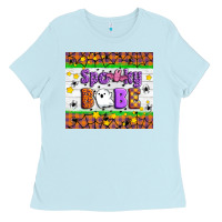 Baby Blue Spooky Babe Ladies Tee - Artiststas