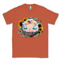 Copper Sunflower Leopard Hedgehog Classic Tee - Jasminsmagicworld