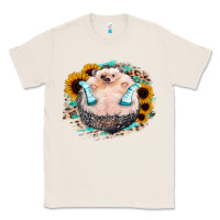 Natural Sunflower Leopard Hedgehog Classic Tee - Jasminsmagicworld