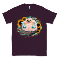 Plum Sunflower Leopard Hedgehog Classic Tee - Jasminsmagicworld