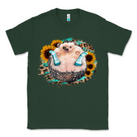 Sports Green Sunflower Leopard Hedgehog Classic Tee - Jasminsmagicworld