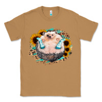 Toasted Coconut Sunflower Leopard Hedgehog Classic Tee - Jasminsmagicworld