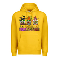 Lemon happy hallothanksmas gnomes Premium Hoodie - AdoDesignShop