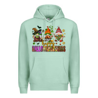 Seafoam happy hallothanksmas gnomes Premium Hoodie - AdoDesignShop