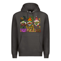 Smoke happy hallothanksmas gnomes Premium Hoodie - AdoDesignShop