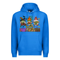 True Royal happy hallothanksmas gnomes Premium Hoodie - AdoDesignShop