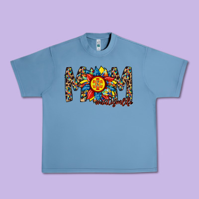 Mom Autism Urban Heavy Tee Designed By Racoondesign