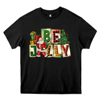 Black be jolly santa christmas Heavy Core Tee - FaDigitalArtStudio
