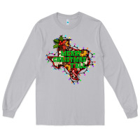 Moon Dust merry Christmas y'all Texas map Long Sleeve Tee - BarkalooDesign