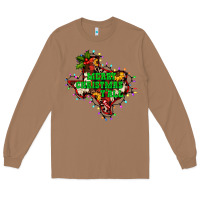 Toasted Coconut merry Christmas y'all Texas map Long Sleeve Tee - BarkalooDesign