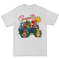 Dove Grey summer gnomes  truck Premium Tee - CowhideDigitalArt
