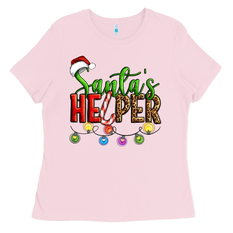 Santa's Helper Christmas Ladies Tee by Artiststas | Teevron