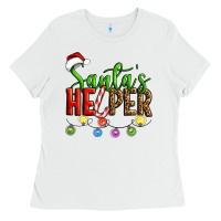 White santa's helper christmas Ladies Tee - Artiststas