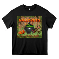 Black halloween tumbler Heavy Core Tee - BundleAndBundleShop