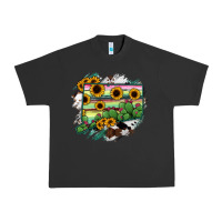 Pigment Black Connecticut State Map Urban Heavy Tee - RanaPortraitStore