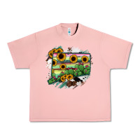 Salmon Connecticut State Map Urban Heavy Tee - RanaPortraitStore