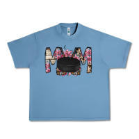 Mom Hockey Flower Urban Heavy Tee | Teevron