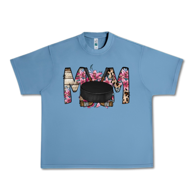 Mom Hockey Flower Urban Heavy Tee by RacoonDesign | Teevron