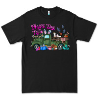 Black happy easter day truck Premium Tee - CowhideDigitalArt