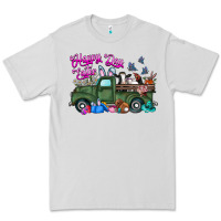 Dove Grey happy easter day truck Premium Tee - CowhideDigitalArt