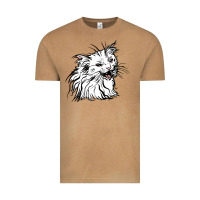 Vintage Camel Drawing Cat Vintage Tee - RacoonDesign
