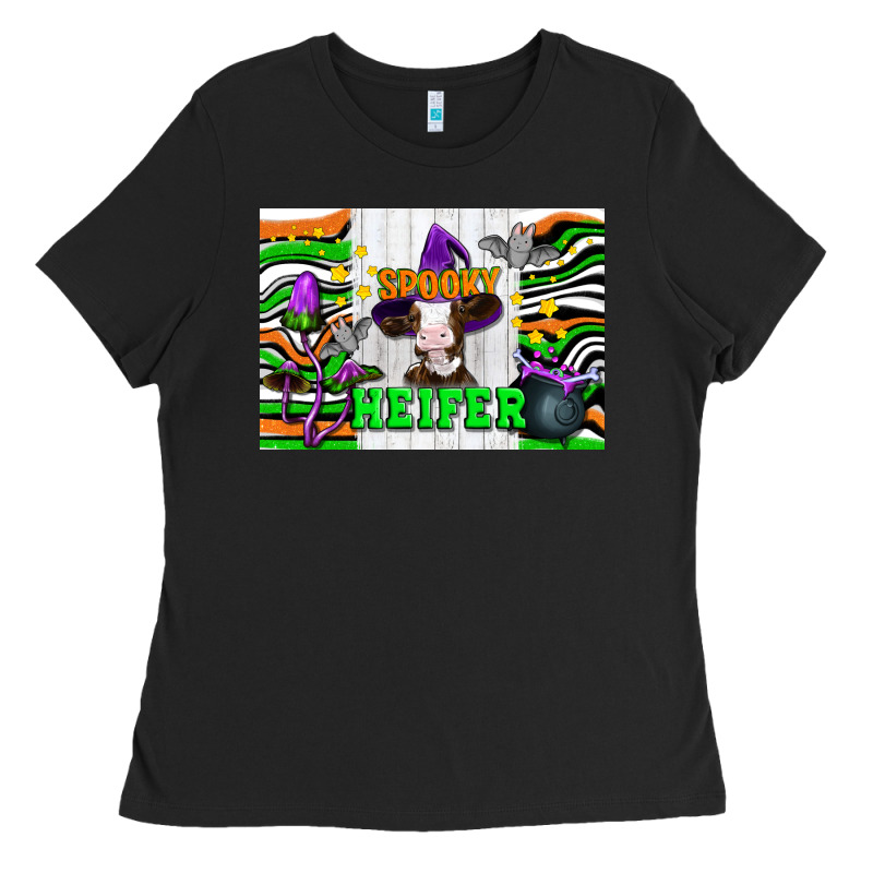 Spooky Heifer Ladies Tee by Artiststas | Teevron