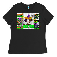Black Spooky heifer Ladies Tee - Artiststas