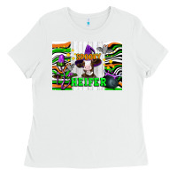 White Spooky heifer Ladies Tee - Artiststas
