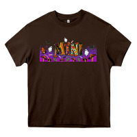 Chocolate Brown halloween mini libbey glass Heavy Core Tee - BundleAndBundleShop
