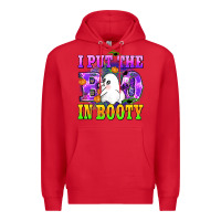 Red i put the in booty Premium Hoodie - AdoDesignShop