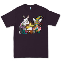 Plum Happy Easter Premium Tee - CowhideDigitalArt