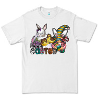 White Happy Easter Premium Tee - CowhideDigitalArt