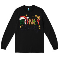 Black honey claus christmas Long Sleeve Tee - BarkalooDesign