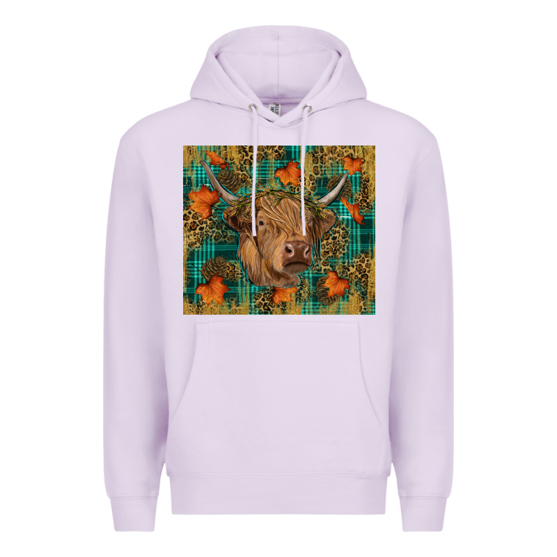 Fall Highland Cow Tumbler Premium Hoodie by RanaPortraitStore | Teevron