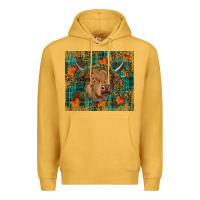 Mustard fall highland cow tumbler Premium Hoodie - RanaPortraitStore