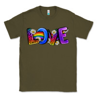 Army Green Western Love LGBTQ+ Classic Tee - BundleAndBundleShop