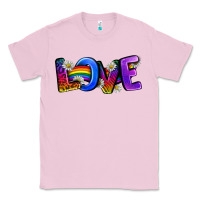 Bubblegum Pink Western Love LGBTQ+ Classic Tee - BundleAndBundleShop