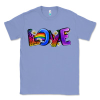 Colony Blue Western Love LGBTQ+ Classic Tee - BundleAndBundleShop