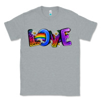 Heather Grey Western Love LGBTQ+ Classic Tee - BundleAndBundleShop