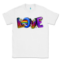 White Western Love LGBTQ+ Classic Tee - BundleAndBundleShop