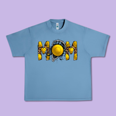 Mom Lacrosse Urban Heavy Tee Designed By Racoondesign
