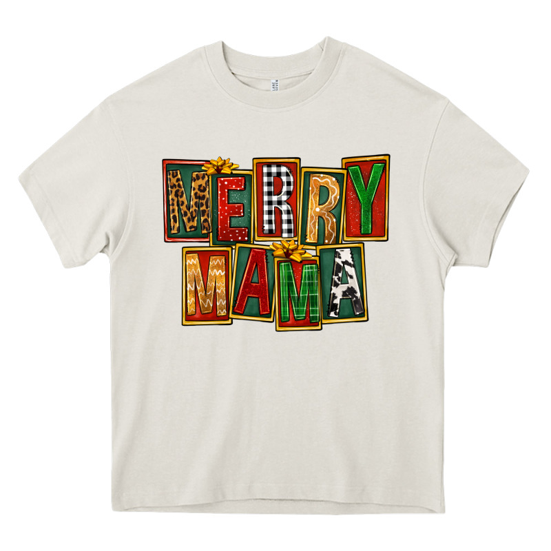 Merry Mama Heavy Core Tee by FaDigitalArtStudio | Teevron