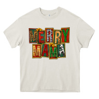 Cream merry mama Heavy Core Tee - FaDigitalArtStudio