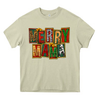 Mossy merry mama Heavy Core Tee - FaDigitalArtStudio