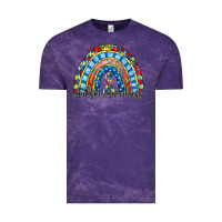 Cloud Purple autism awareness rainbow Vintage Tee - RacoonDesign