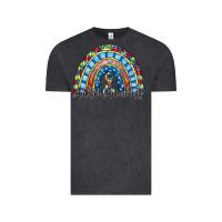 Vintage Black autism awareness rainbow Vintage Tee - RacoonDesign
