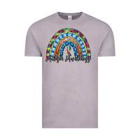 Vintage Zinc autism awareness rainbow Vintage Tee - RacoonDesign