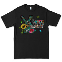 Black Happy Easter Premium Tee - CowhideDigitalArt